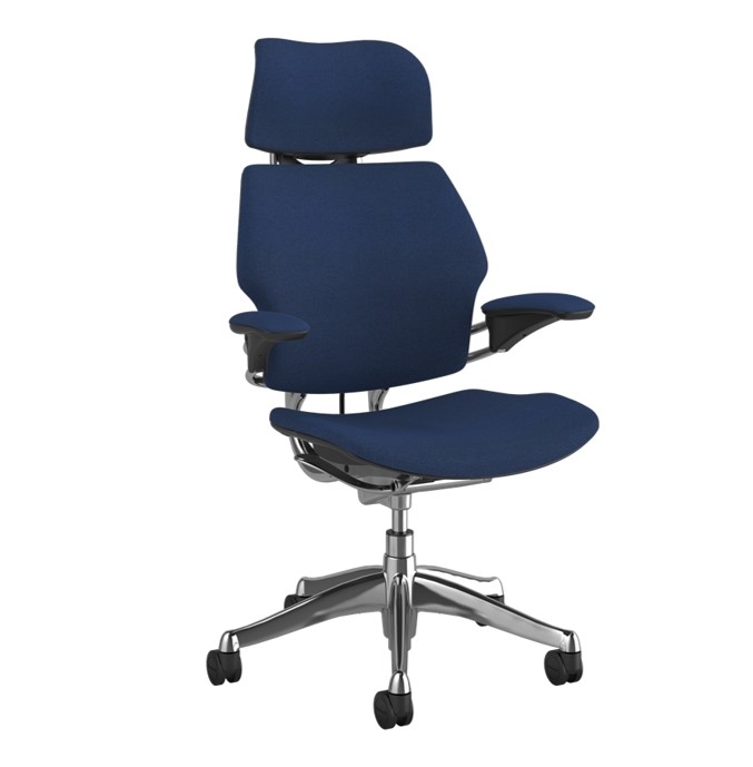 Humanscale Freedom Chair Blue Polished